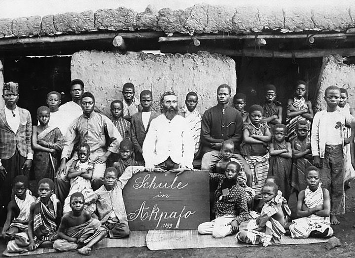 Σχολείο στη Γερμανική Ανατολική Αφρική 1899