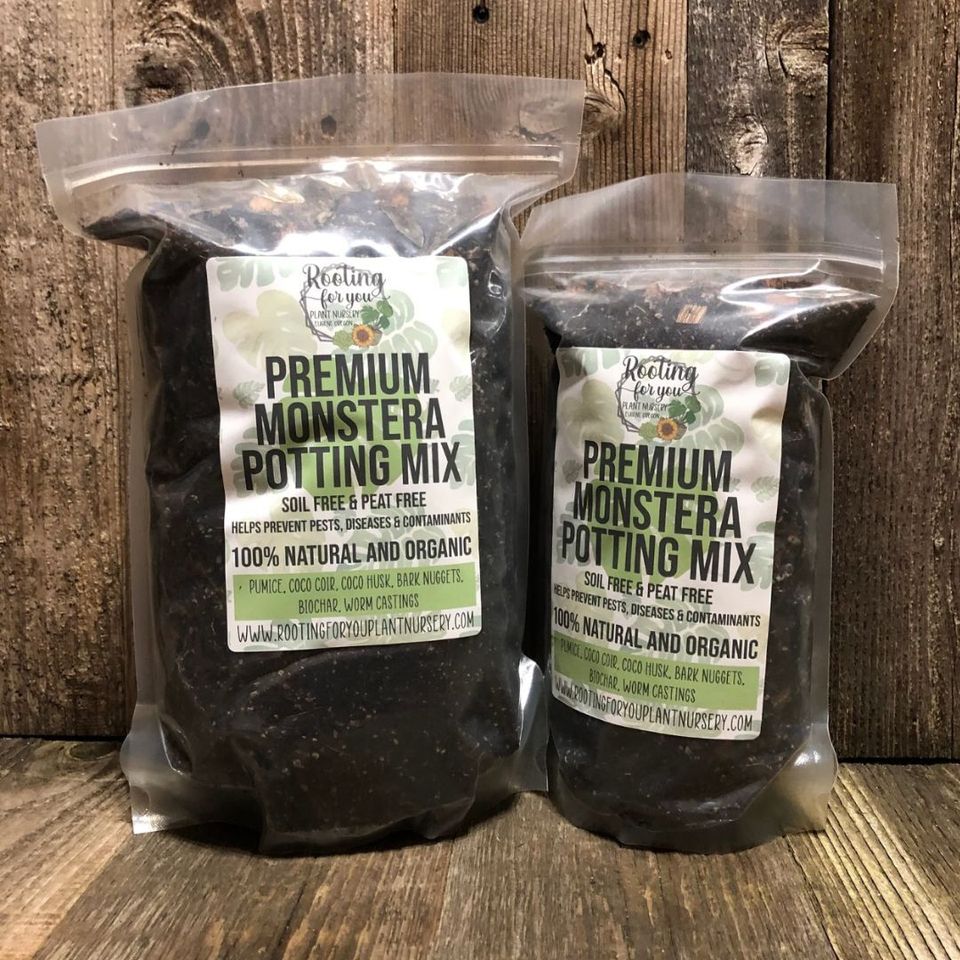 Specially formulated potting soil
