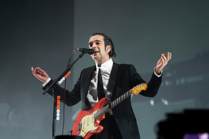 The 1975's Matty Healy Goes Viral On TikTok For Yelling At Venue's Security In Auto-Tune 2 Musician Matty Healy of the British pop-rock band, The 1975.
