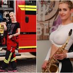 Ανίκα Εκίνα: Η πολυτάλαντη Γερμανίδα πυροσβέστης που βάζει φωτιά στην πίστα με το σαξόφωνο