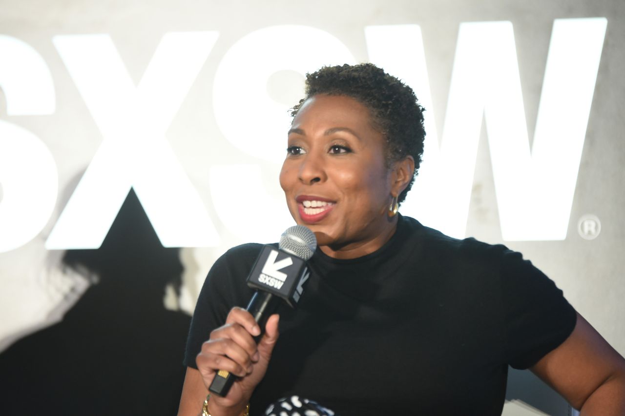Audie Cornish speaks onstage at "The Bold Jump To Streaming News" during the 2022 SXSW Conference and Festivals at Austin Convention Center on March 12, 2022 in Austin, Texas. 