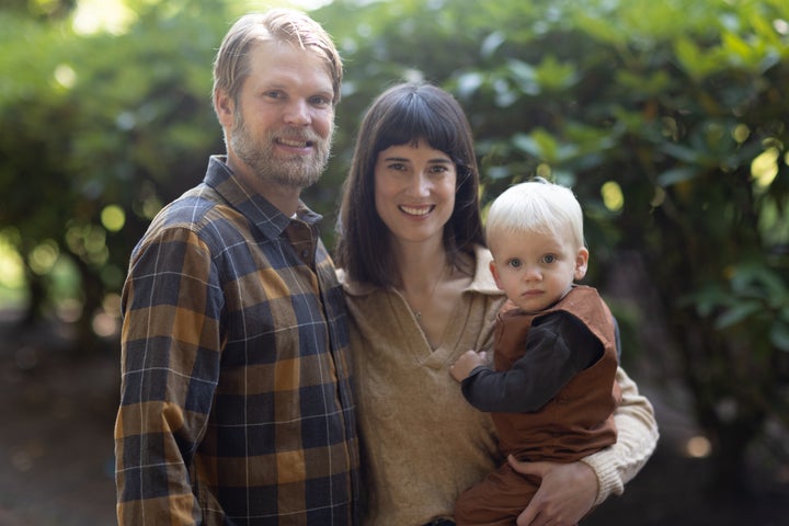 Dean Gluesenkamp, left, and Gluesenkamp Perez forwent health insurance so they could afford their son's coverage.