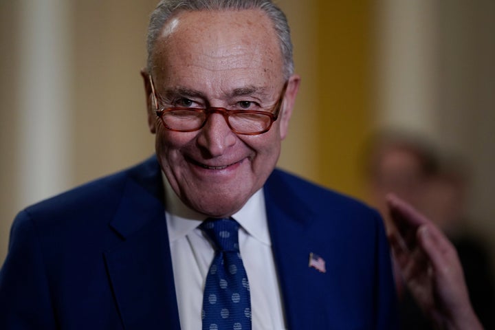 Senate Majority Leader Chuck Schumer (D-N.Y.) said marriage equality is deeply personal for many people, including him. His daughter married her wife four years ago, and he wore the same tie that he wore at her wedding for the Senate vote on the Respect for Marriage Act.