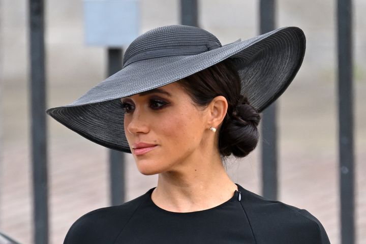 The Duchess of Sussex during the state funeral of Queen Elizabeth II in September.