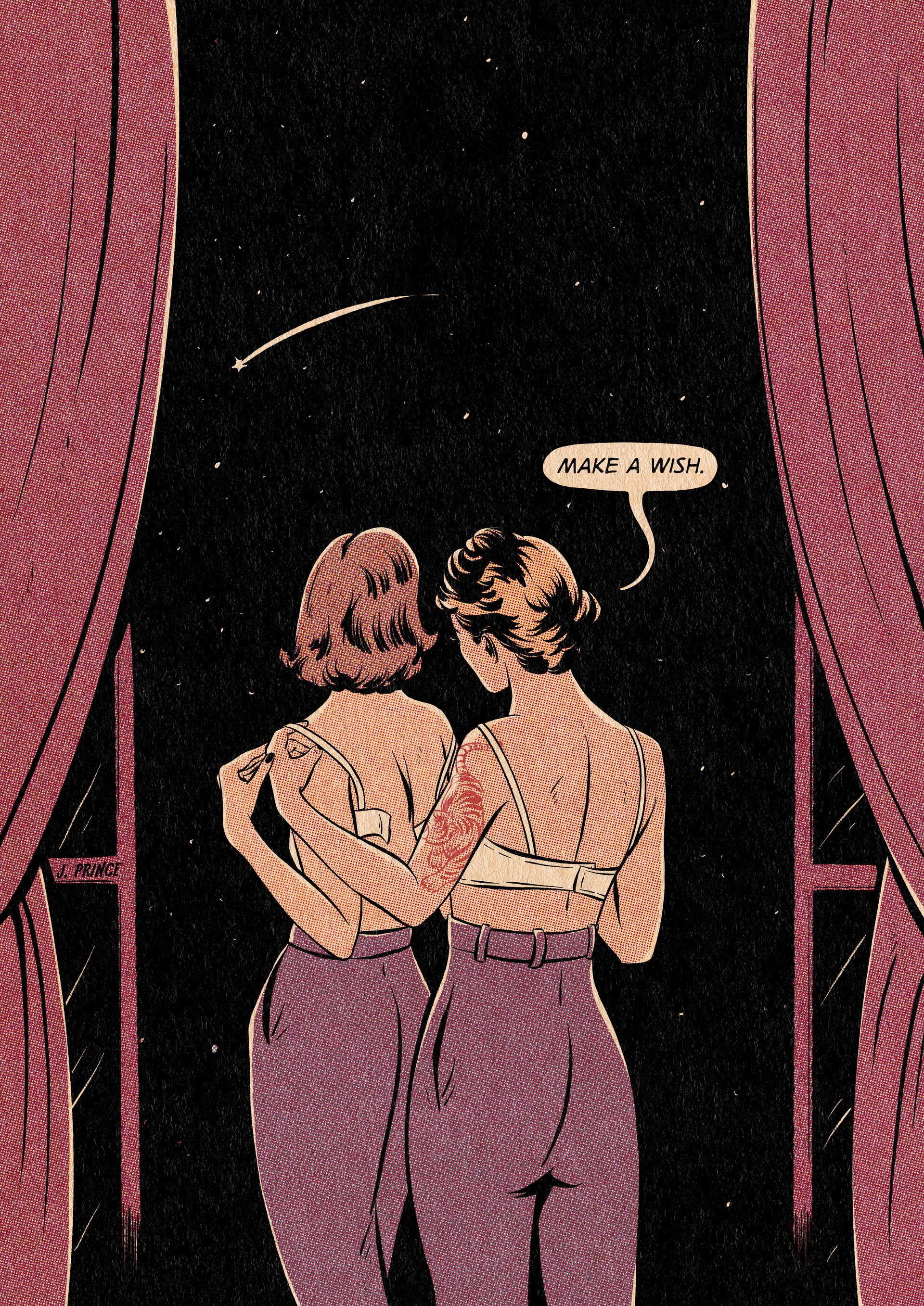 This Artist Is Giving Lesbian Couples The Retro Pinup Treatment this-artist-is-giving-lesbian-couples-the-retro-pinup-treatment