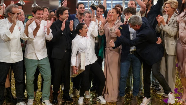 Lorena Castell celebra la victoria en MasterChef Celebrity 7