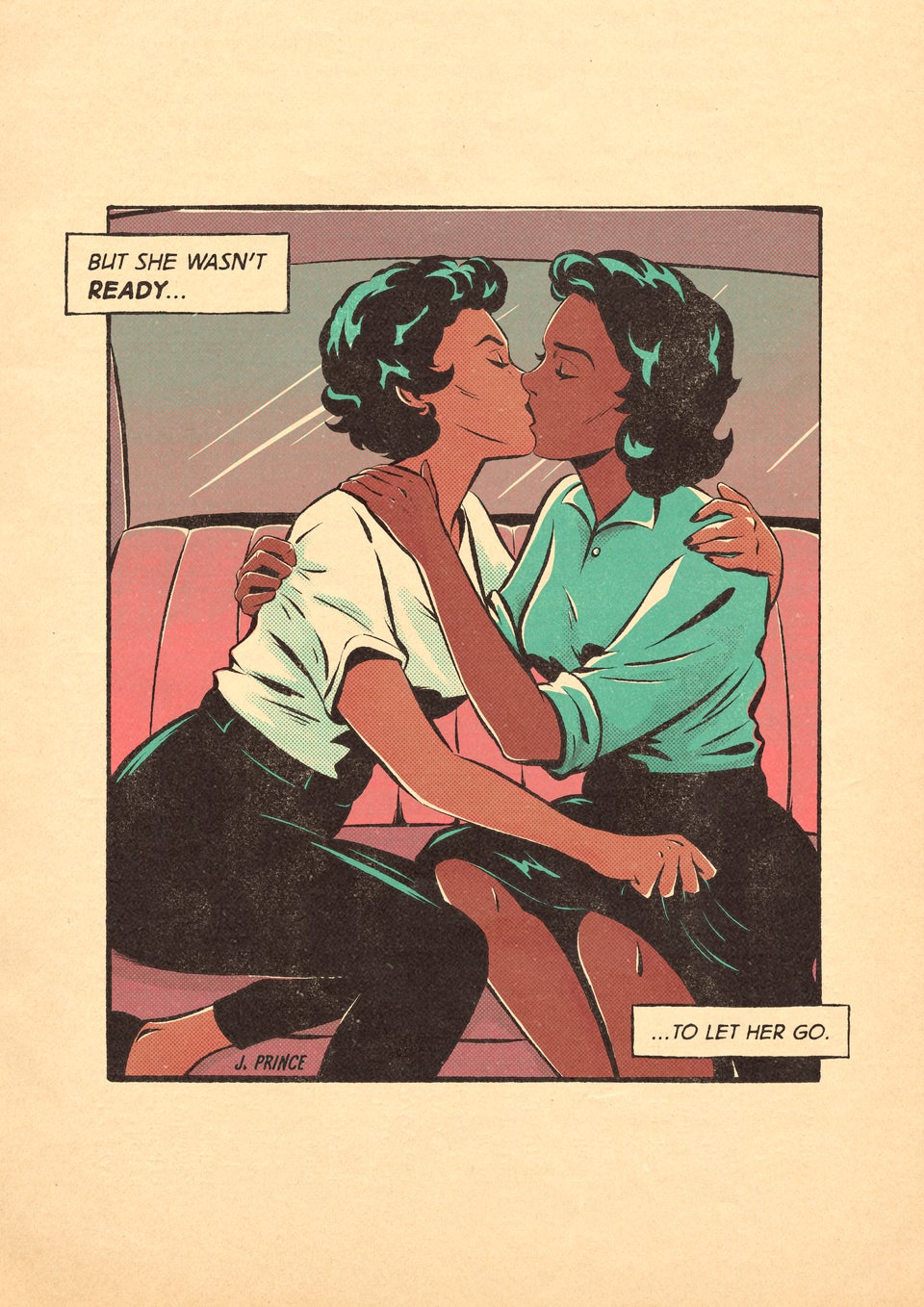 This Artist Is Giving Lesbian Couples The Retro Pinup Treatment 3149