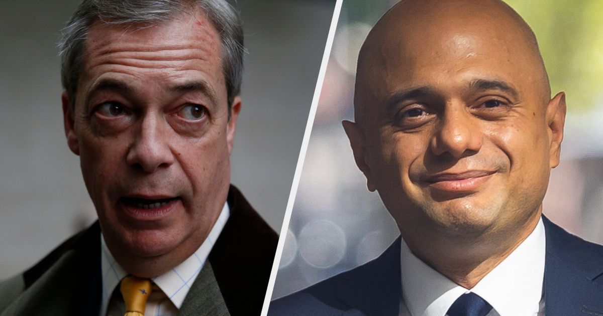 Sajid Javid's Perfect Two-Word Takedown Of Nigel Farage's Rant About UK Ethnicity