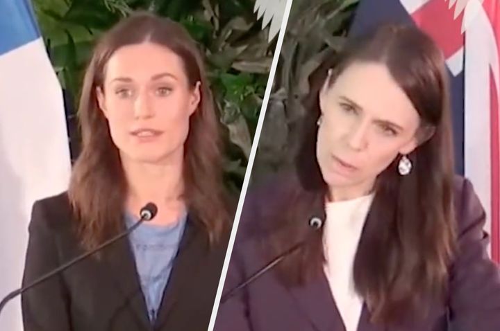 Finland's PM and New Zealand's PM expertly handled a bizarre media question