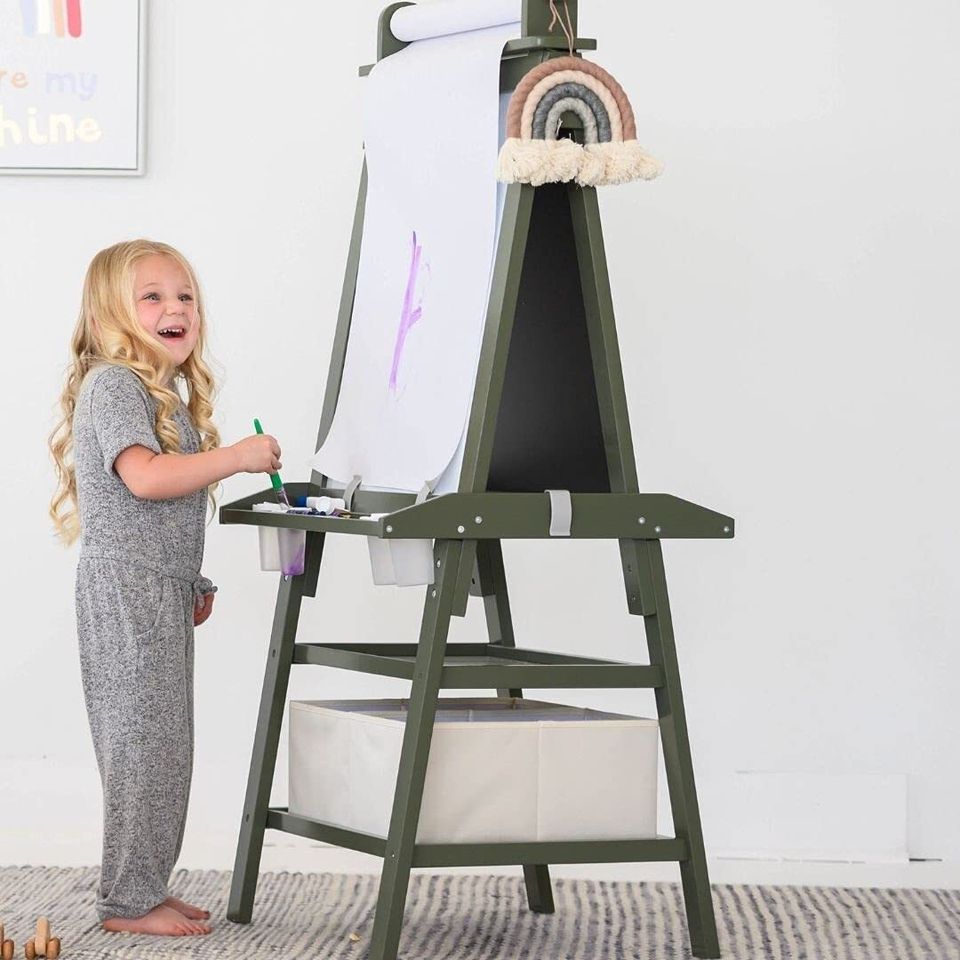 Artist Easel With Paper Roll - Brights - KidKraft