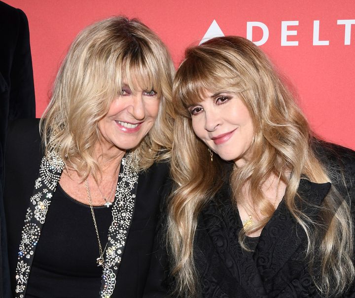 Christine McVie and Stevie Nicks in 2018.