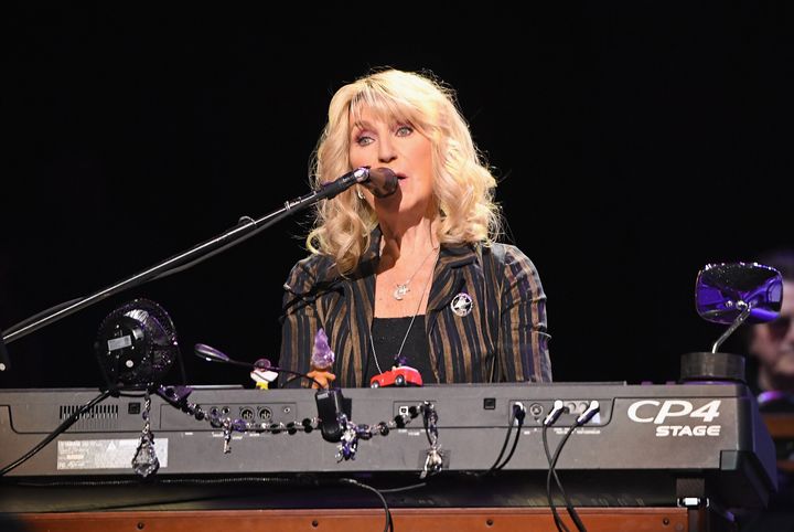 McVie performs onstage at Madison Square Garden in 2019.