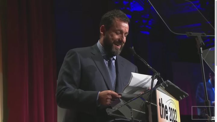 Adam Sandler was honored at the 2022 Gotham Awards on Monday, Nov. 28, 2022 in New York. 