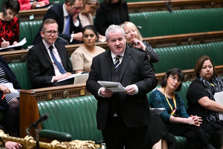 Ian Blackford quizzes Rishi Sunak at prime minister's questions.