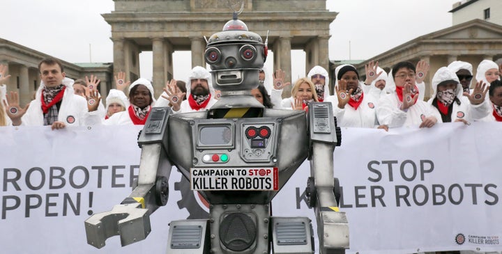 Διαμαρτυρία με αίτημα την απαγόρευση των killer robots στο Βερολίνο