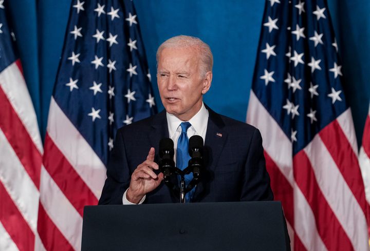 President Joe Biden warned that “American democracy is under attack” from “extreme MAGA Republicans” who would seek to “suppress the right of voters and subvert the electoral system itself.”