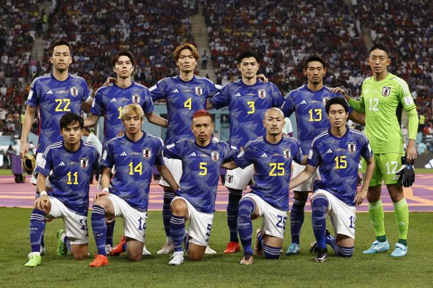 サッカー日本代表（スペイン戦のスターティングメンバー）