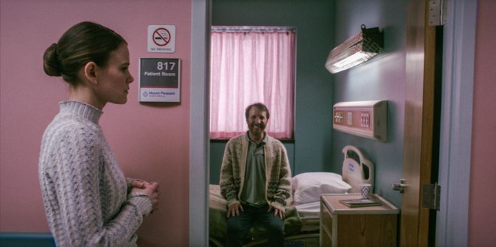 Rose (Sosie Bacon) and Carl (Jack Sochet) in "Smile."