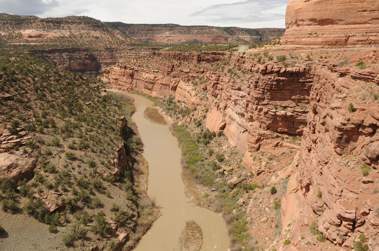 The Dolores River near its confluence with the San Miguel in southwest Colorado. 