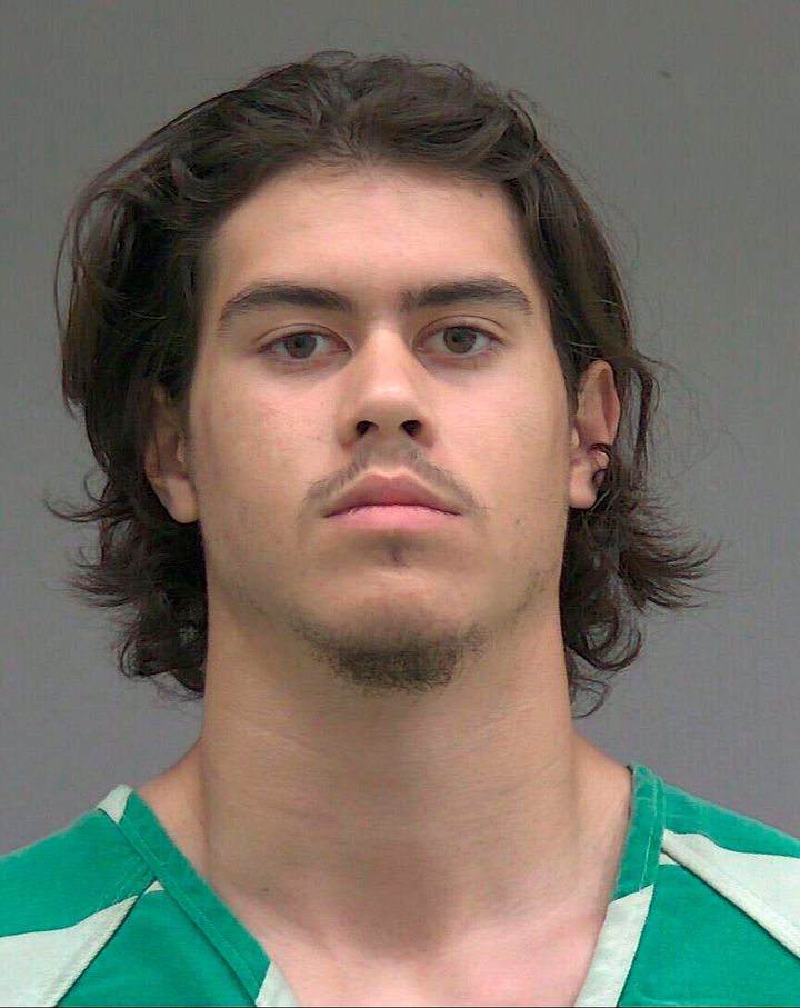 Florida backup quarterback Jalen Kitna, the son of retired NFL quarterback Jon Kitna, was arrested Wednesday, Nov. 30, 2022 and charged with two counts of distribution of child exploitation material and three counts of possession of child pornography. (Alachua County Jail via AP)