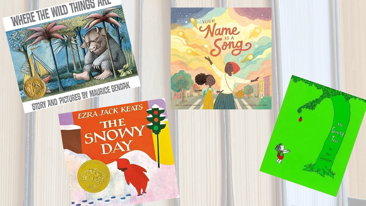 "<a href="https://www.amazon.com/Where-Wild-Things-Maurice-Sendak/dp/0060254920?tag=thehuffingtop-20&ascsubtag=638c0b39e4b09eeedb9dc41c%2C-1%2C-1%2Cd%2C0%2C0%2Chp-fil-am%3D0%2C0%3A0%2C0%2C0%2C0" target="_blank" data-affiliate="true" role="link" data-amazon-link="true" rel="sponsored" class=" js-entry-link cet-external-link" data-vars-item-name="Where The Wild Things Are" data-vars-item-type="text" data-vars-unit-name="638c0b39e4b09eeedb9dc41c" data-vars-unit-type="buzz_body" data-vars-target-content-id="https://www.amazon.com/Where-Wild-Things-Maurice-Sendak/dp/0060254920?tag=thehuffingtop-20&ascsubtag=638c0b39e4b09eeedb9dc41c%2C-1%2C-1%2Cd%2C0%2C0%2Chp-fil-am%3D0%2C0%3A0%2C0%2C0%2C0" data-vars-target-content-type="url" data-vars-type="web_external_link" data-vars-subunit-name="article_body" data-vars-subunit-type="component" data-vars-position-in-subunit="0">Where The Wild Things Are</a>," "<a href="https://www.amazon.com/Snowy-Ezra-Jack-Keats-1995-09-01/dp/B00HK2Y21O?tag=thehuffingtop-20&ascsubtag=638c0b39e4b09eeedb9dc41c%2C-1%2C-1%2Cd%2C0%2C0%2Chp-fil-am%3D0%2C0%3A0%2C0%2C0%2C0" target="_blank" data-affiliate="true" role="link" data-amazon-link="true" rel="sponsored" class=" js-entry-link cet-external-link" data-vars-item-name="The Snowy Day" data-vars-item-type="text" data-vars-unit-name="638c0b39e4b09eeedb9dc41c" data-vars-unit-type="buzz_body" data-vars-target-content-id="https://www.amazon.com/Snowy-Ezra-Jack-Keats-1995-09-01/dp/B00HK2Y21O?tag=thehuffingtop-20&ascsubtag=638c0b39e4b09eeedb9dc41c%2C-1%2C-1%2Cd%2C0%2C0%2Chp-fil-am%3D0%2C0%3A0%2C0%2C0%2C0" data-vars-target-content-type="url" data-vars-type="web_external_link" data-vars-subunit-name="article_body" data-vars-subunit-type="component" data-vars-position-in-subunit="1">The Snowy Day</a>," "<a href="https://www.amazon.com/Your-Name-Song-Jamilah-Thompkins-Bigelow/dp/B07W4XJ184?tag=thehuffingtop-20&ascsubtag=638c0b39e4b09eeedb9dc41c%2C-1%2C-1%2Cd%2C0%2C0%2Chp-fil-am%3D0%2C0%3A0%2C0%2C0%2C0" target="_blank" data-affiliate="true" role="link" data-amazon-link="true" rel="sponsored" class=" js-entry-link cet-external-link" data-vars-item-name="Your Name Is A Song" data-vars-item-type="text" data-vars-unit-name="638c0b39e4b09eeedb9dc41c" data-vars-unit-type="buzz_body" data-vars-target-content-id="https://www.amazon.com/Your-Name-Song-Jamilah-Thompkins-Bigelow/dp/B07W4XJ184?tag=thehuffingtop-20&ascsubtag=638c0b39e4b09eeedb9dc41c%2C-1%2C-1%2Cd%2C0%2C0%2Chp-fil-am%3D0%2C0%3A0%2C0%2C0%2C0" data-vars-target-content-type="url" data-vars-type="web_external_link" data-vars-subunit-name="article_body" data-vars-subunit-type="component" data-vars-position-in-subunit="2">Your Name Is A Song</a>," "<a href="https://www.amazon.com/Giving-Tree-Shel-Silverstein/dp/0060256656?tag=thehuffingtop-20&ascsubtag=638c0b39e4b09eeedb9dc41c%2C-1%2C-1%2Cd%2C0%2C0%2Chp-fil-am%3D0%2C0%3A0%2C0%2C0%2C0" target="_blank" data-affiliate="true" role="link" data-amazon-link="true" rel="sponsored" class=" js-entry-link cet-external-link" data-vars-item-name="The Giving Tree" data-vars-item-type="text" data-vars-unit-name="638c0b39e4b09eeedb9dc41c" data-vars-unit-type="buzz_body" data-vars-target-content-id="https://www.amazon.com/Giving-Tree-Shel-Silverstein/dp/0060256656?tag=thehuffingtop-20&ascsubtag=638c0b39e4b09eeedb9dc41c%2C-1%2C-1%2Cd%2C0%2C0%2Chp-fil-am%3D0%2C0%3A0%2C0%2C0%2C0" data-vars-target-content-type="url" data-vars-type="web_external_link" data-vars-subunit-name="article_body" data-vars-subunit-type="component" data-vars-position-in-subunit="3">The Giving Tree</a>"