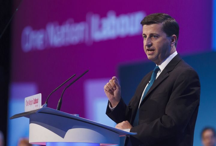 Douglas Alexander addressing the Labour Party conference in Brighton in 2013. (Photo by Chris Ison/PA Images via Getty Images)