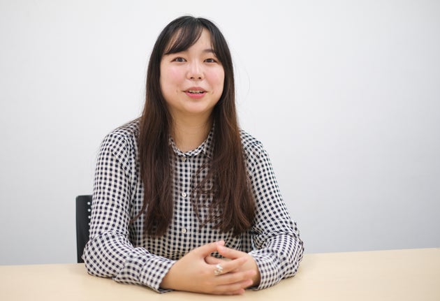 クラウドファンディングを呼びかけた粉川なつみさん（2022年10月22日撮影）