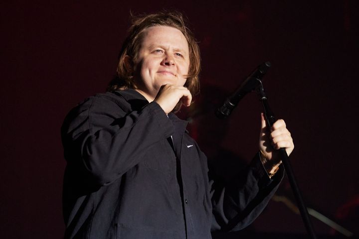 Lewis Capaldi performing in Lithuania earlier this year