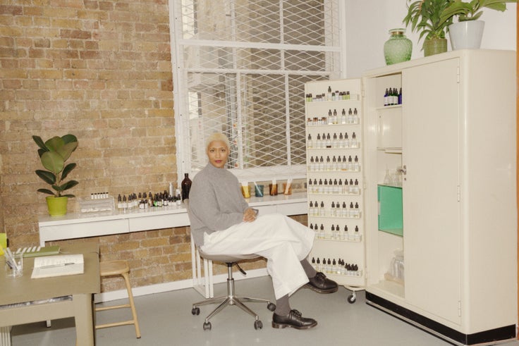 Maya Njie began to work with fragrances in 2012.
