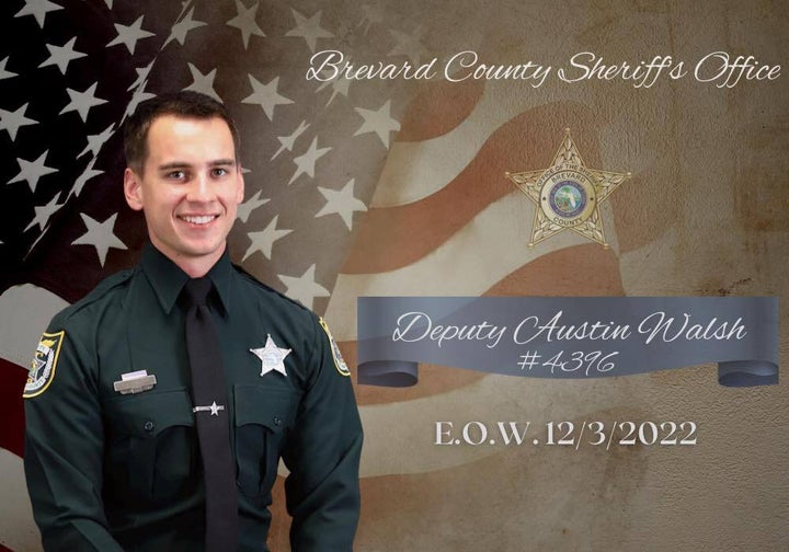 Brevard County Sheriff’s Office Deputy Austin Walsh, 23, died from a single gunshot wound early Saturday, authorities said.