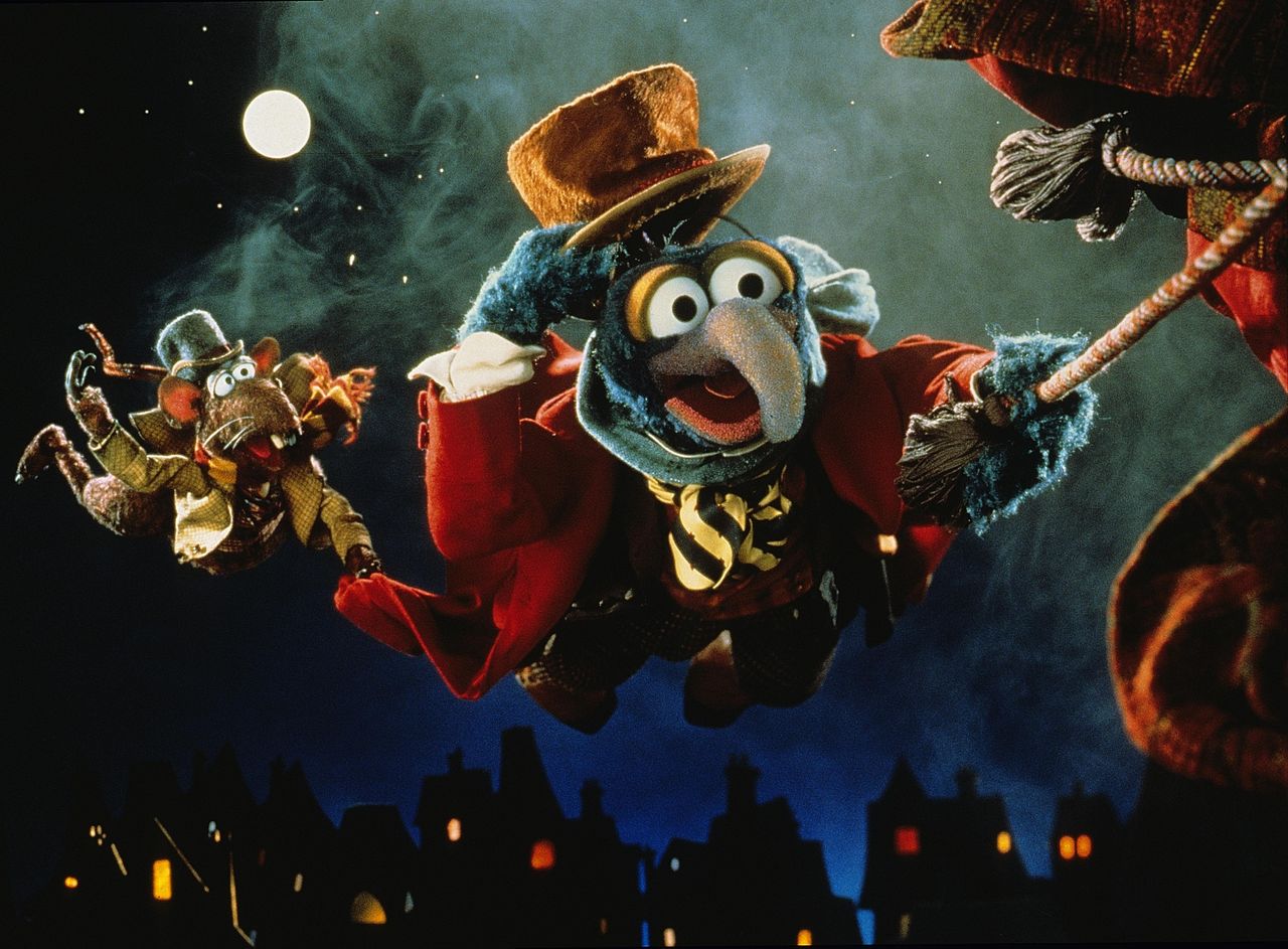 Gonzo The Great takes the lead as Charles Dickens in The Muppet Christmas Carol