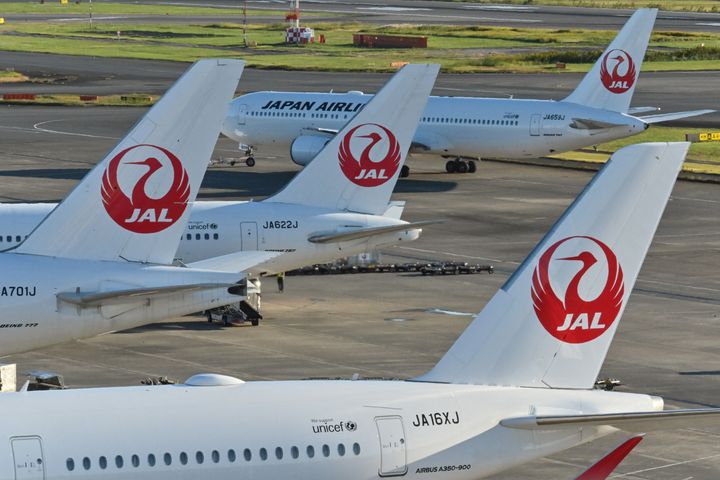 日本航空の機体