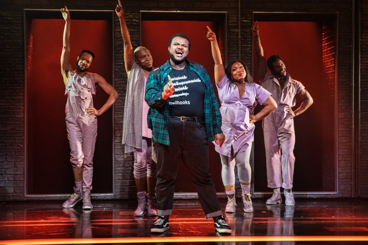 The Best Broadway Shows of 2022 18 Jason Veasey, James Jackson, Jr., Jaquel Spivey, L Morgan Lee and Antwayn Hopper in "A Strange Loop"