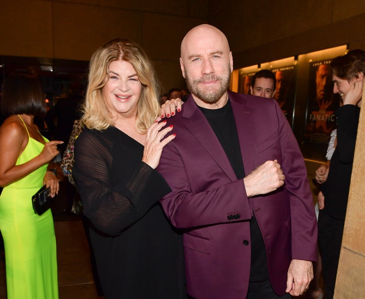 Alley and Travolta attend the premiere of Quiver Distribution's "The Fanatic" in 2019.