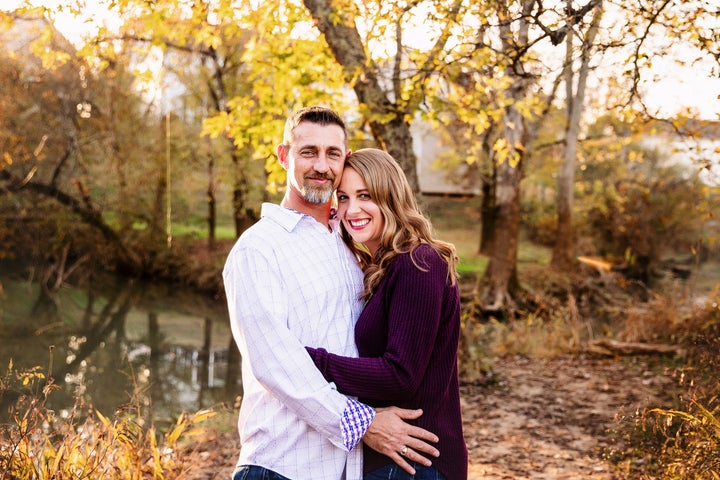 The author and her husband Kory in Knoxville, Tennessee in 2019. They recently celebrated 16 years of marriage. 