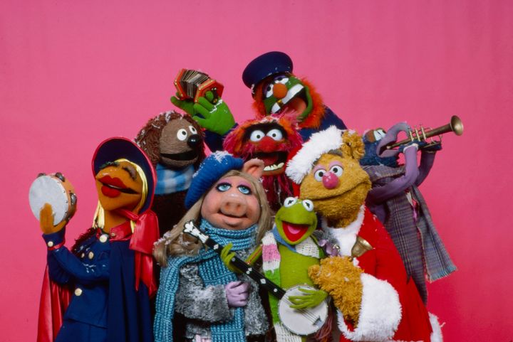 The Muppets celebrating Christmas in 1979