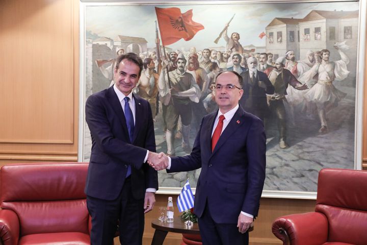 Ο πρωθυπουργός Κυριάκος Μητσοτάκης πραγματοποιεί διήμερη επίσκεψη στην Αλβανία, Τρίτη 6 Δεκεμβρίου 2022 (ΓΡΑΦΕΙΟ ΤΥΠΟΥ ΠΡΩΘΥΠΟΥΡΓΟΥ)