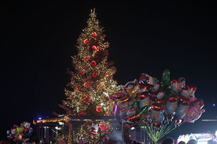 Φωταγώγηση του Χριστουγεννιάτικου Δένδρου στη πλατεία Αριστοτέλους. Τετάρτη 7 Δεκεμβρίου 2022 (ΡΑΦΑΗΛ ΓΕΩΡΓΙΑΔΗΣ / EUROKINISSI)