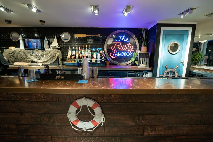 Guests can enjoy cocktails at the Rusty Anchor, inspired by Blanche's favorite Miami nightspot. 