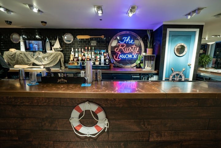Guests can enjoy cocktails at the Rusty Anchor, inspired by Blanche's favorite Miami nightspot.