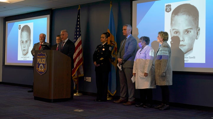 Officials, seen at a news conference in Philadelphia on Thursday, said the boy's parents are dead but that he has some siblings still alive.