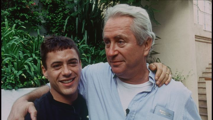 A shot from a clip featured in the Netflix documentary “Sr.,” in which the late Robert Downey Sr. expressed regret for introducing his son to drugs.