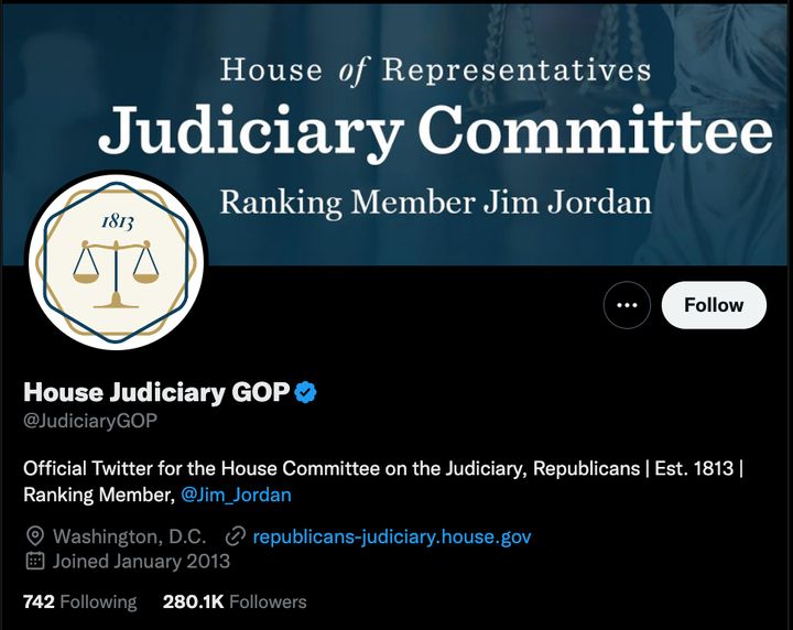 Jim Jordan is the ranking member of the House Judiciary Committee and is expected to become its chair when Republicans assume the House majority.