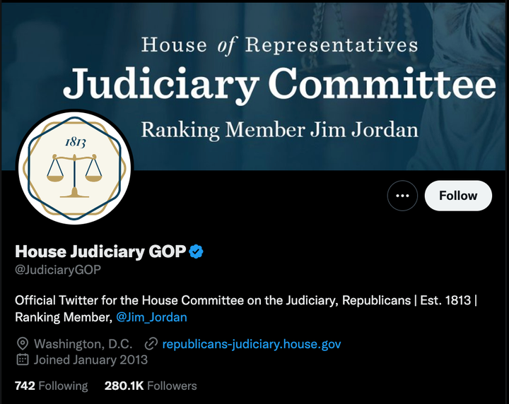 Jim Jordan is the ranking member of the House Judiciary Committee and is expected to become its chair when Republicans assume the House majority.