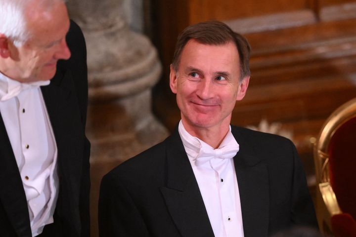 Britain's Chancellor of the Exchequer Jeremy Hunt.