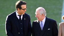 Ryan Reynolds Welcomes King Charles III At Wrexham Soccer Club With Rob McElhenney Ryan Reynolds Welcomes King Charles III At Wrexham Soccer Club With Rob McElhenney