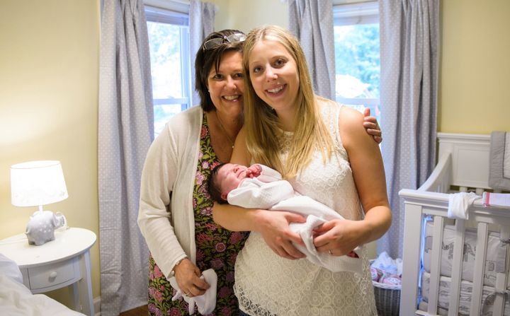 The last photo the writer took with her mom. "It was taken in August 2018 after my daughter was born and right before my mom's health began to precipitously decline," she writes.