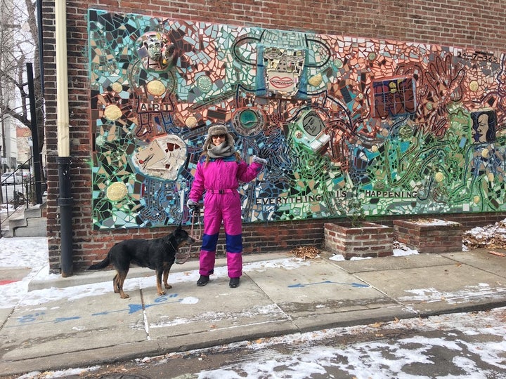 The author and her husband enjoyed spending the New Year's holiday in Philadelphia.
