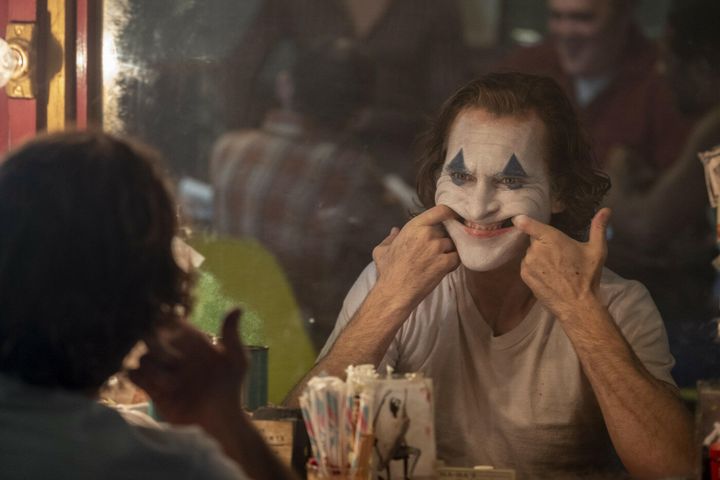 Joaquin Phoenix on the set of Joker