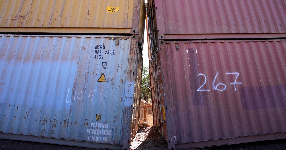 Arizona’s Gov. Has Spent Months Ordering Shipping Containers Wall Along U.S.-Mexico Border Arizona’s Gov. Has Spent Months Ordering Shipping Containers Wall Along U.S.-Mexico Border